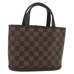 LOUIS VUITTON Damier Ebene Impala Hand Bag SPO LV Auth 153719V